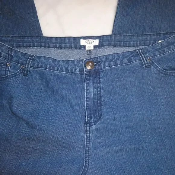 Cato Women's 22W Jeans Back Pocket Pattern - Picture 3 of 9